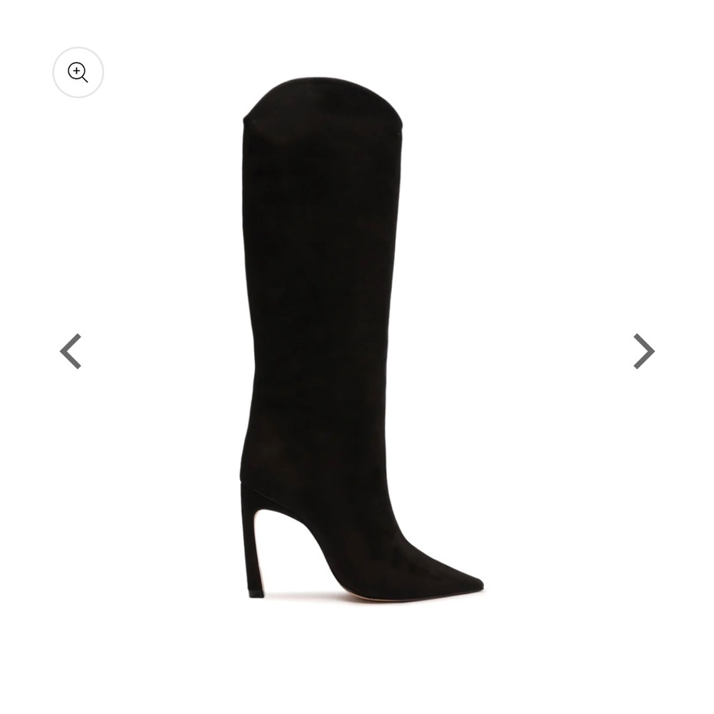 Schutz Maryana Sculpt Nubuck Boots (Only worn twice!)